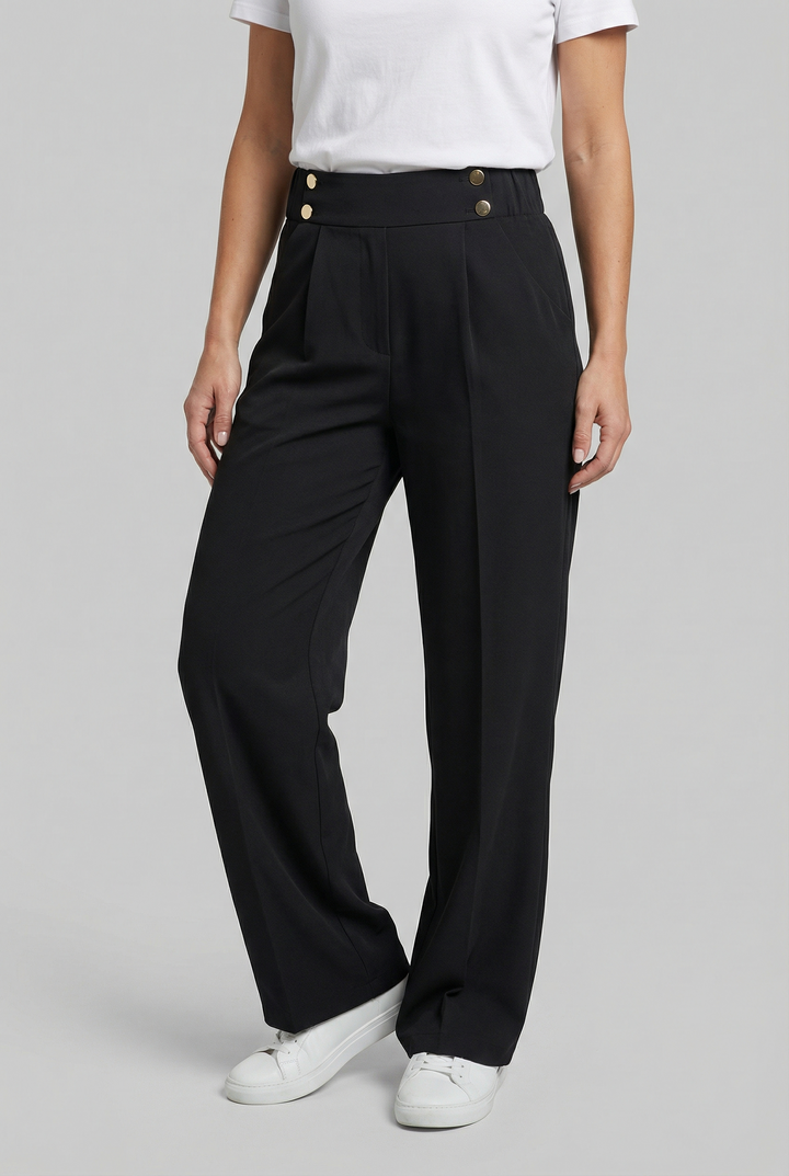 Honora | Level Straight Leg Wide Trousers for Women