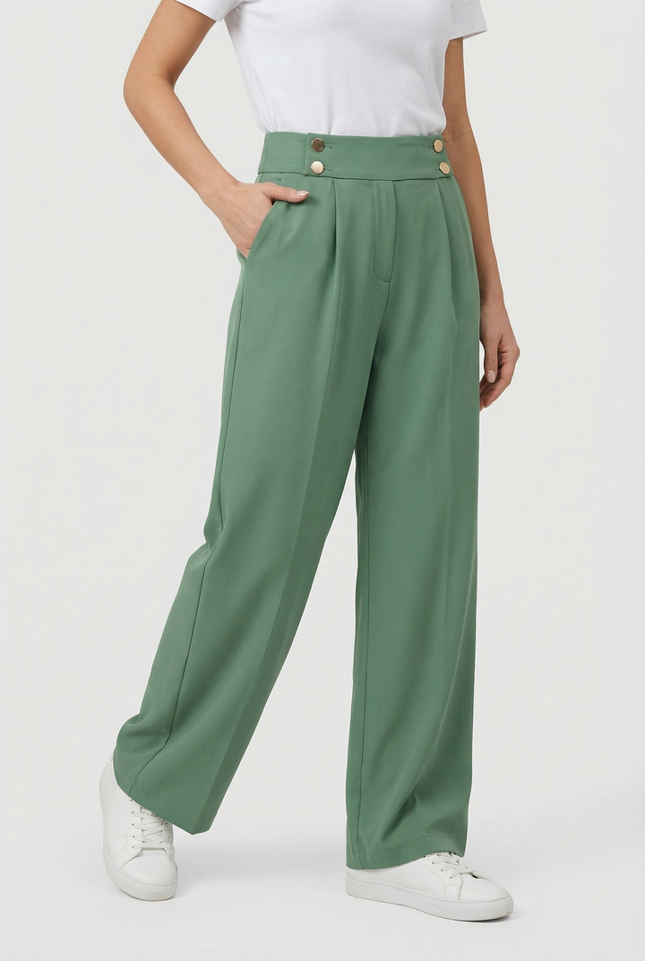 Honora | Level Straight Leg Wide Trousers for Women
