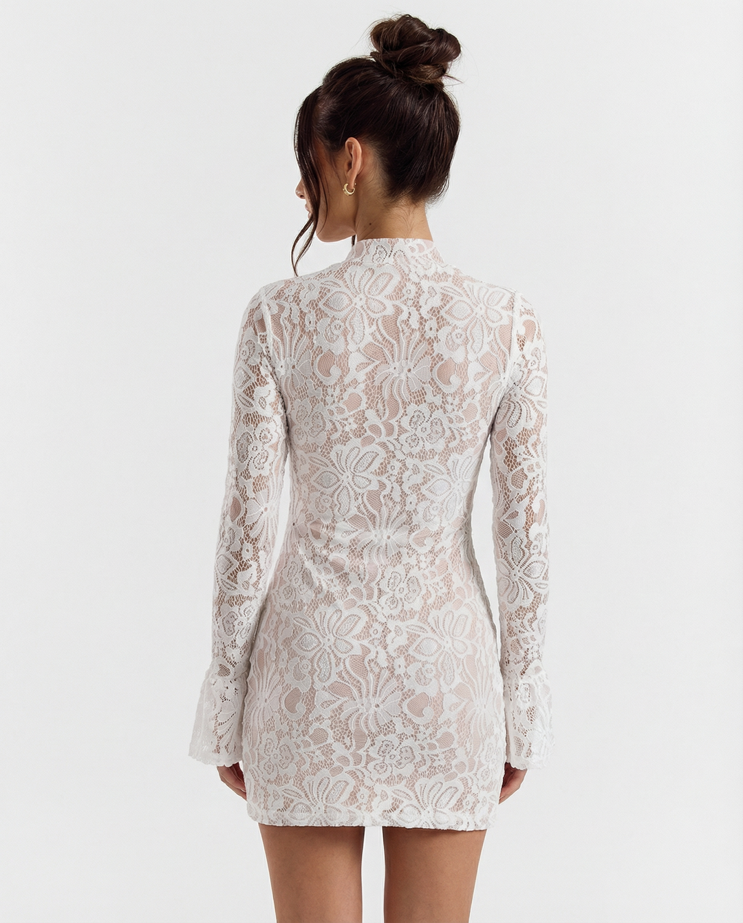 Amaia | Beaded Lace Mini Dress for Women