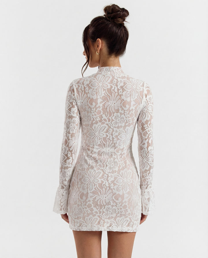 Amaia | Beaded Lace Mini Dress for Women