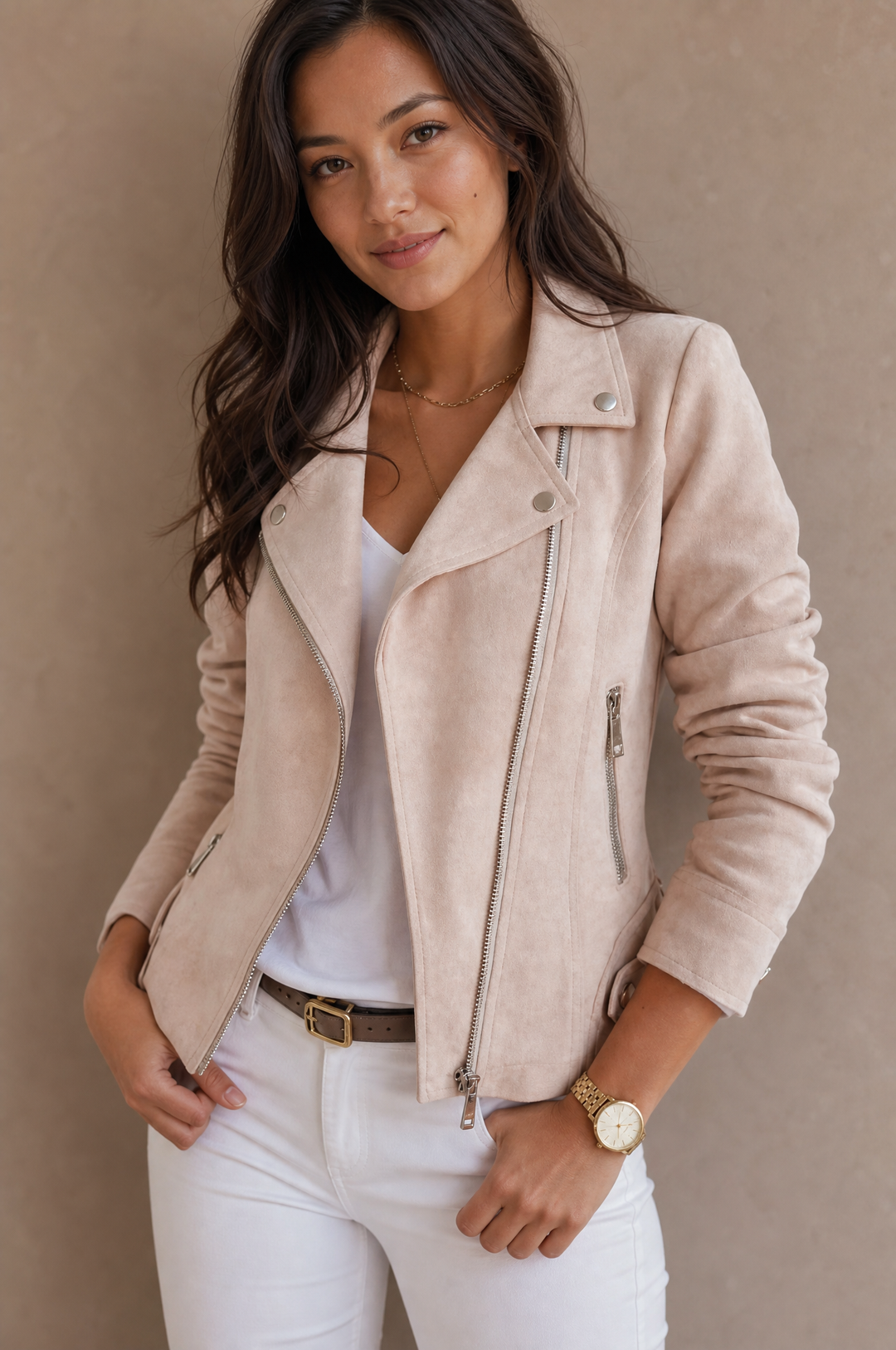 Harper | Chic Faux Suede Jacket