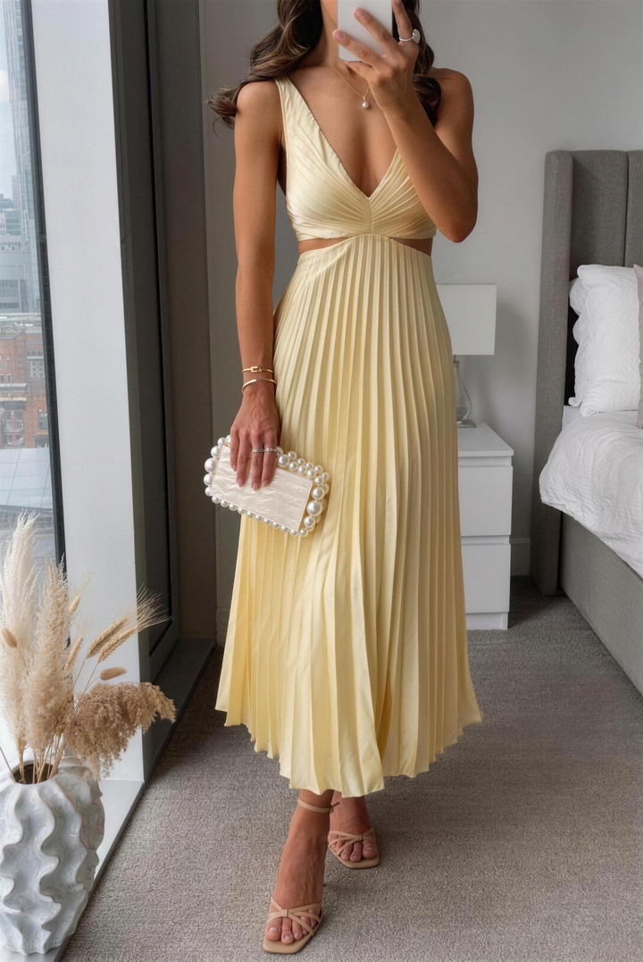 Sidonie wedding guest midi dress