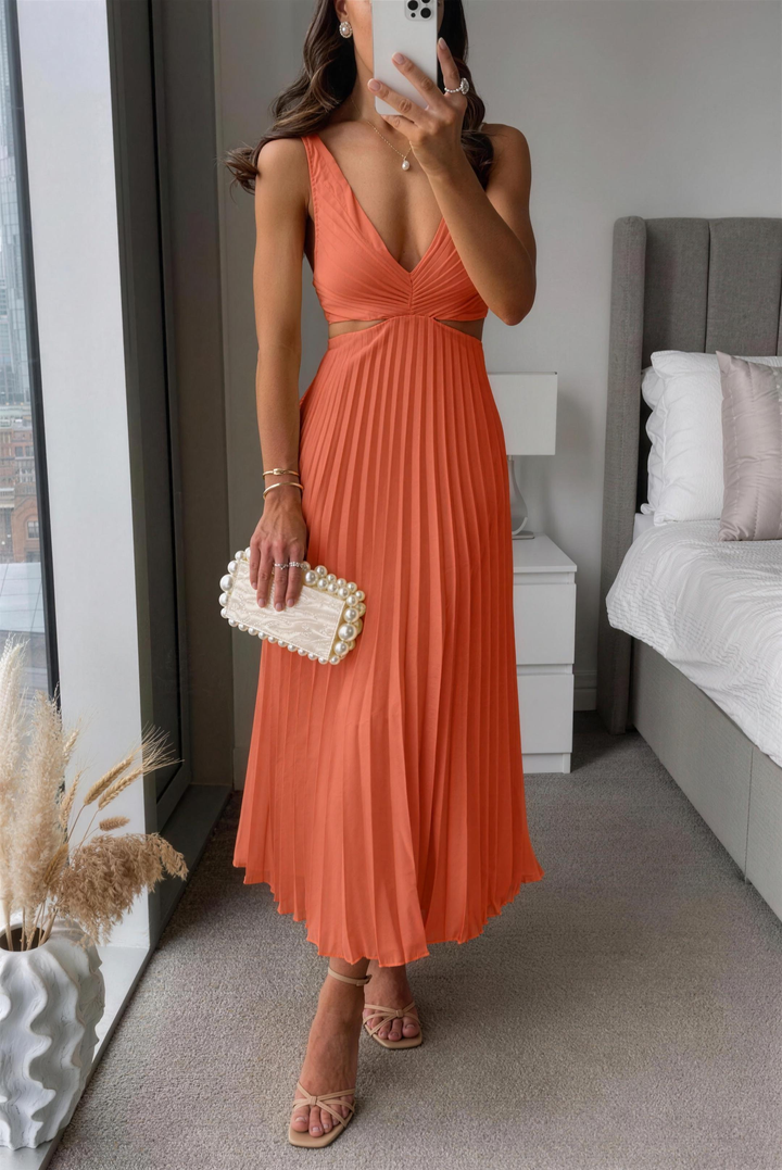 Sidonie wedding guest midi dress