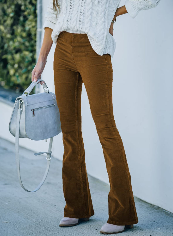Wilhelmine | Slouched Flared Corduroy Pants for Women