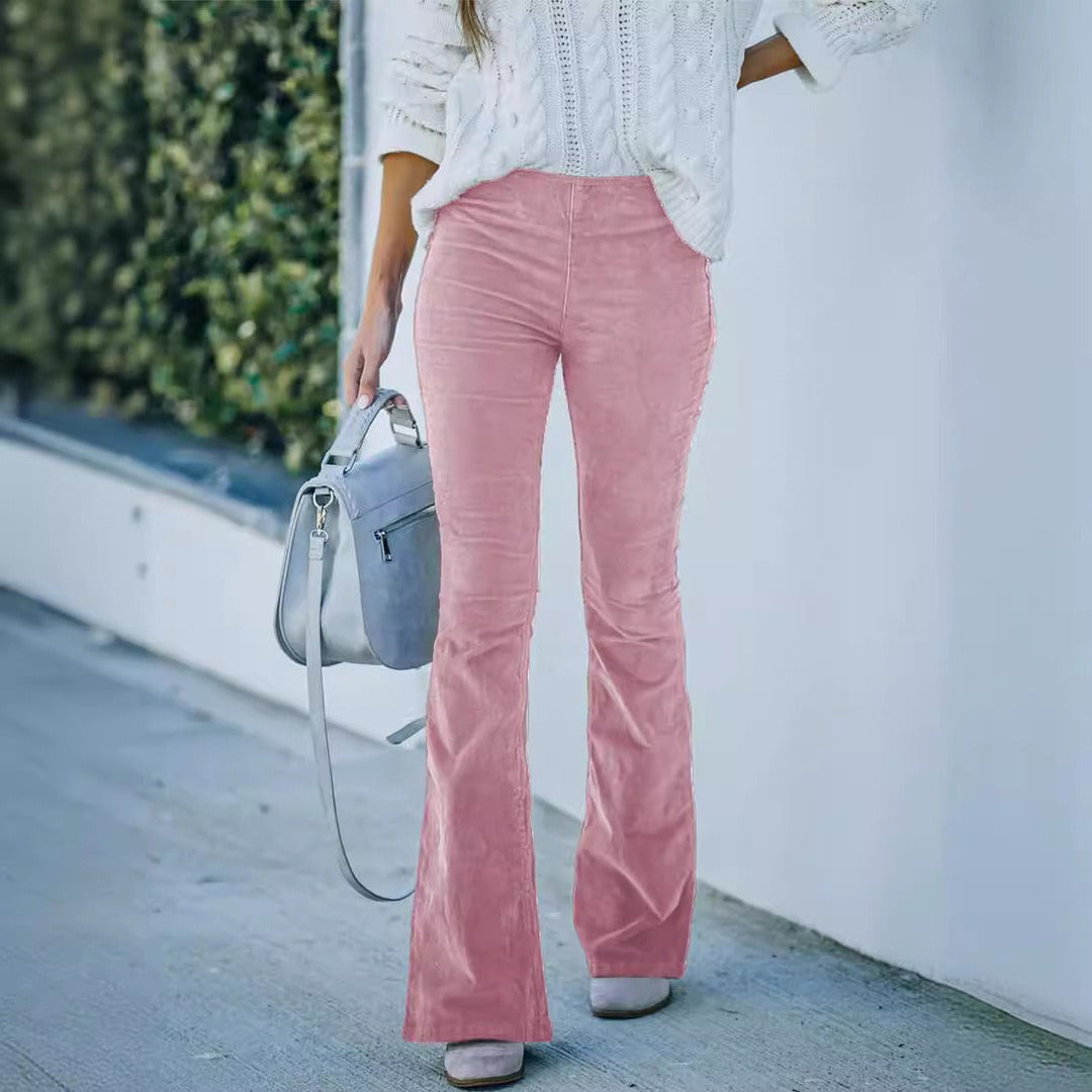 Wilhelmine | Slouched Flared Corduroy Pants for Women
