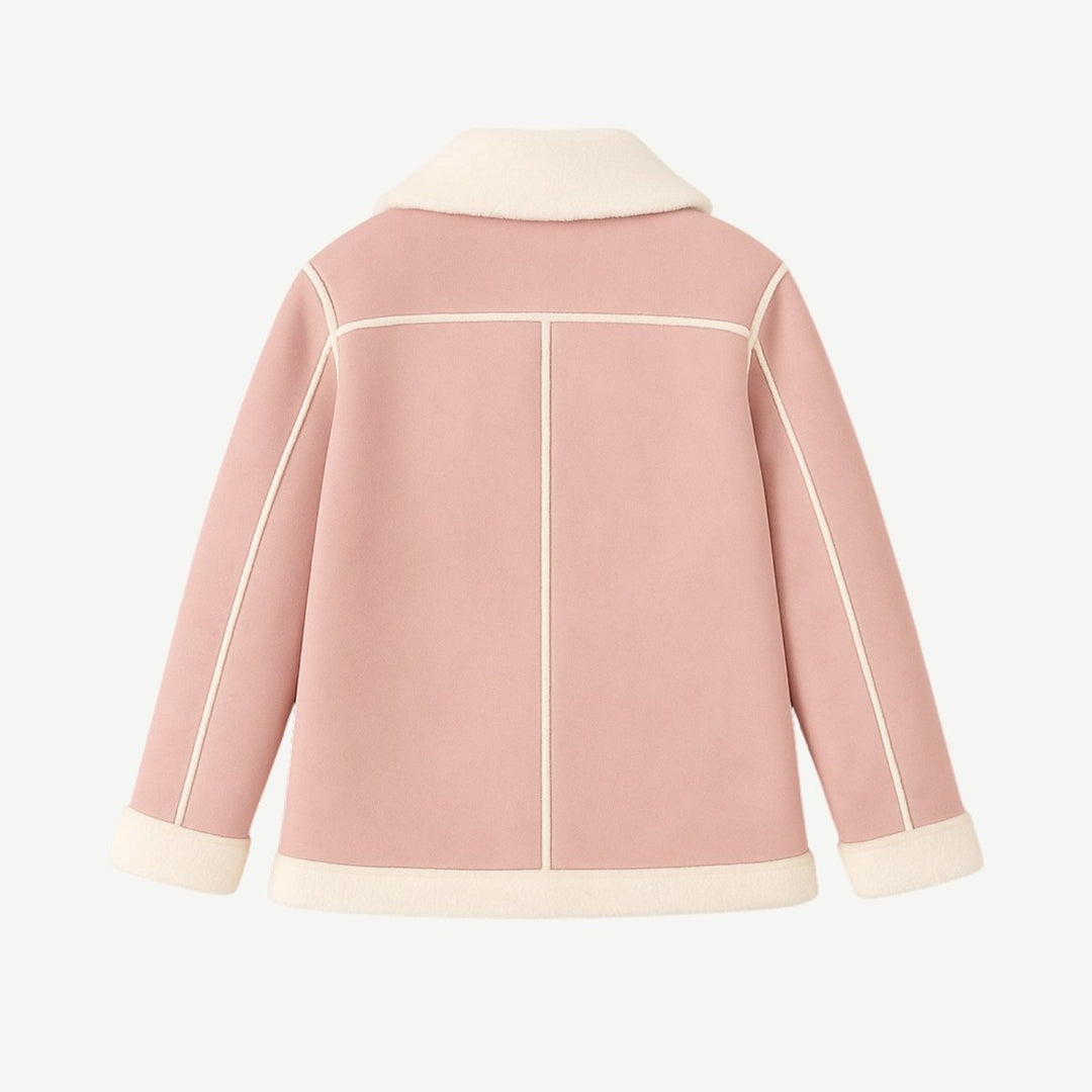 Ophelia | Rich Faux Shearling Aviator Jacket for Women