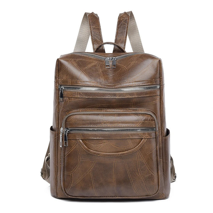 Armance | Grained Leather Backpack for Women