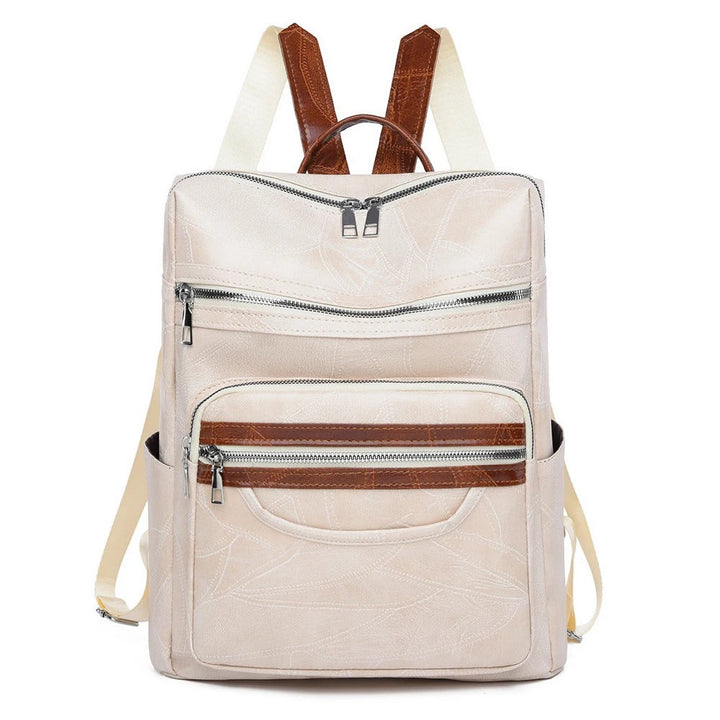 Armance | Grained Leather Backpack for Women