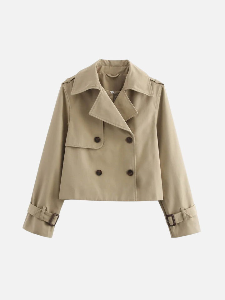 Women's Cropped Trench Coat