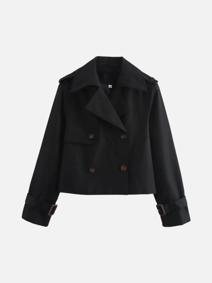 Women's Cropped Trench Coat
