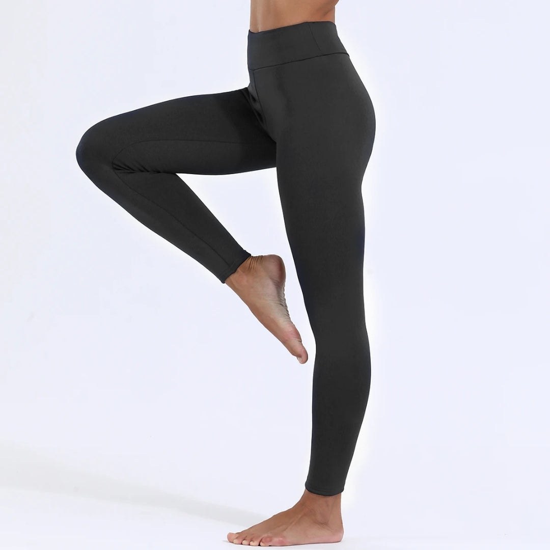 Adelise — Warm Fleece Lined Leggings (16), Rosewood Virginia