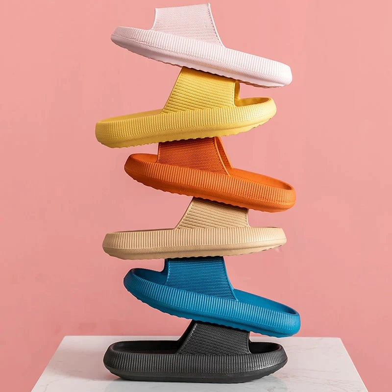 Anais — Comfort Cloud Slippers with Cushioned Sole, Rosewood Virginia