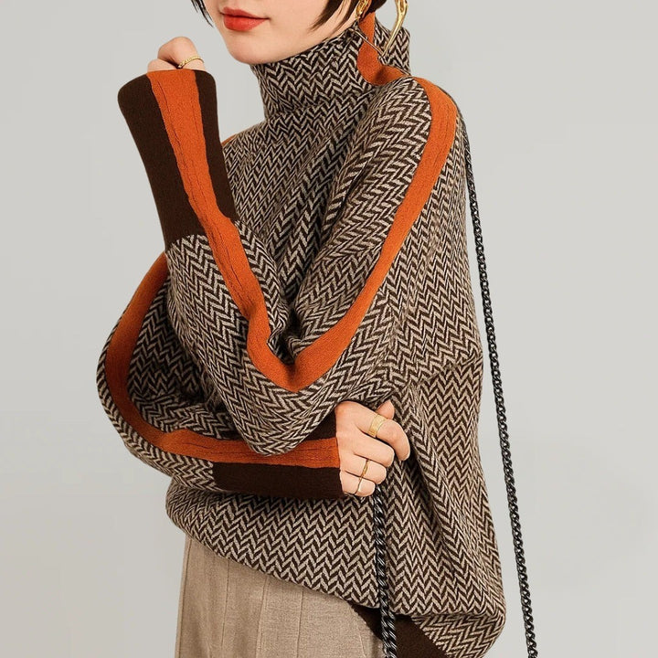 Annelise — Cozy Turtleneck Sweater (2), Rosewood Virginia