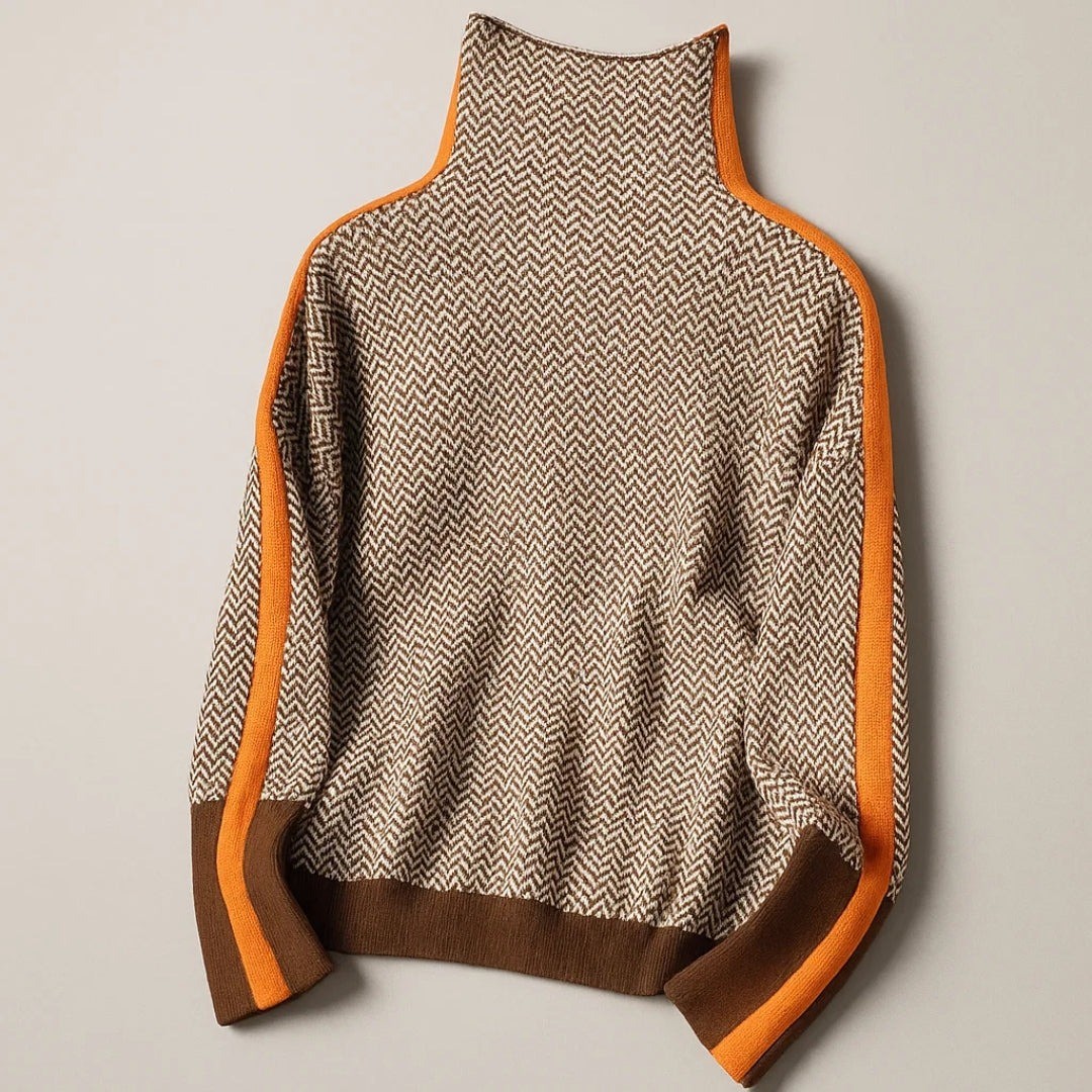 Annelise — Cozy Turtleneck Sweater (3), Rosewood Virginia