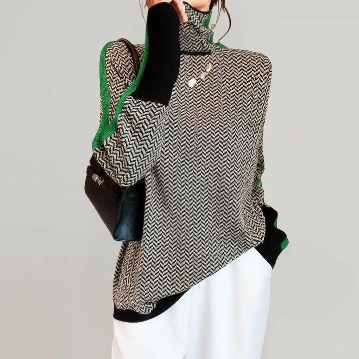 Annelise — Cozy Turtleneck Sweater (4), Rosewood Virginia
