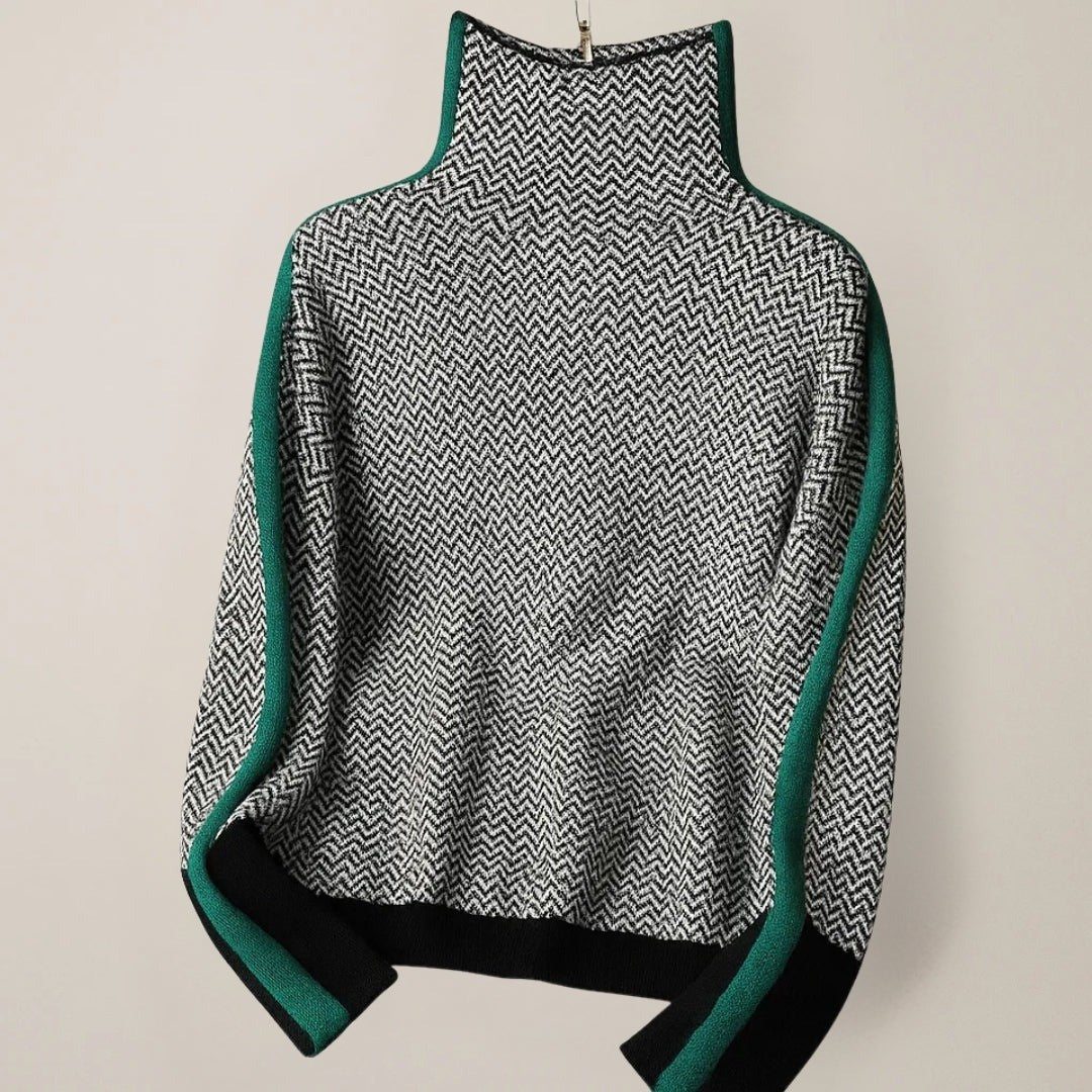 Annelise — Cozy Turtleneck Sweater (5), Rosewood Virginia