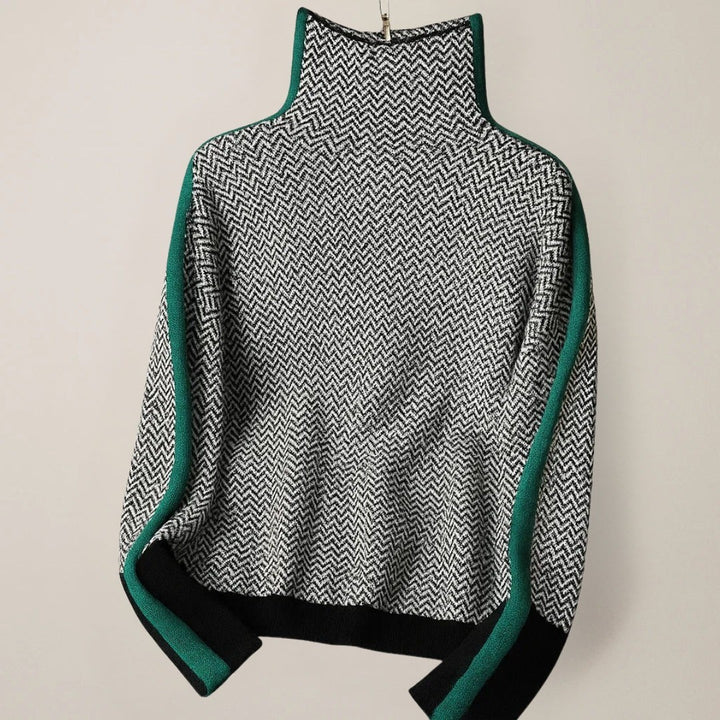 Annelise — Cozy Turtleneck Sweater (5), Rosewood Virginia