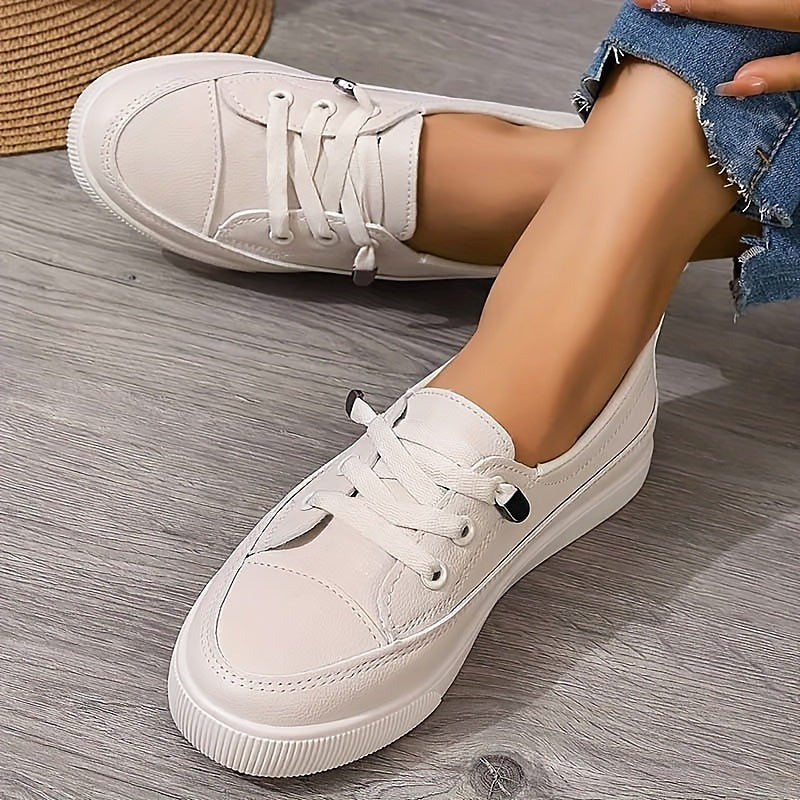 Araminta — Comfortable Lace Up Sneakers, Rosewood Virginia