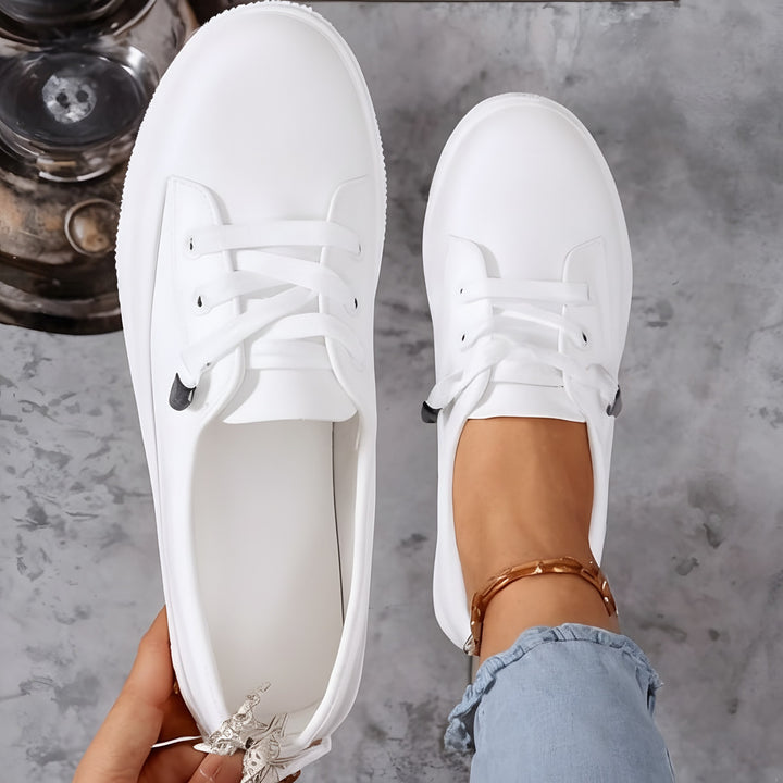 Araminta — Comfortable Lace Up Sneakers (4), Rosewood Virginia