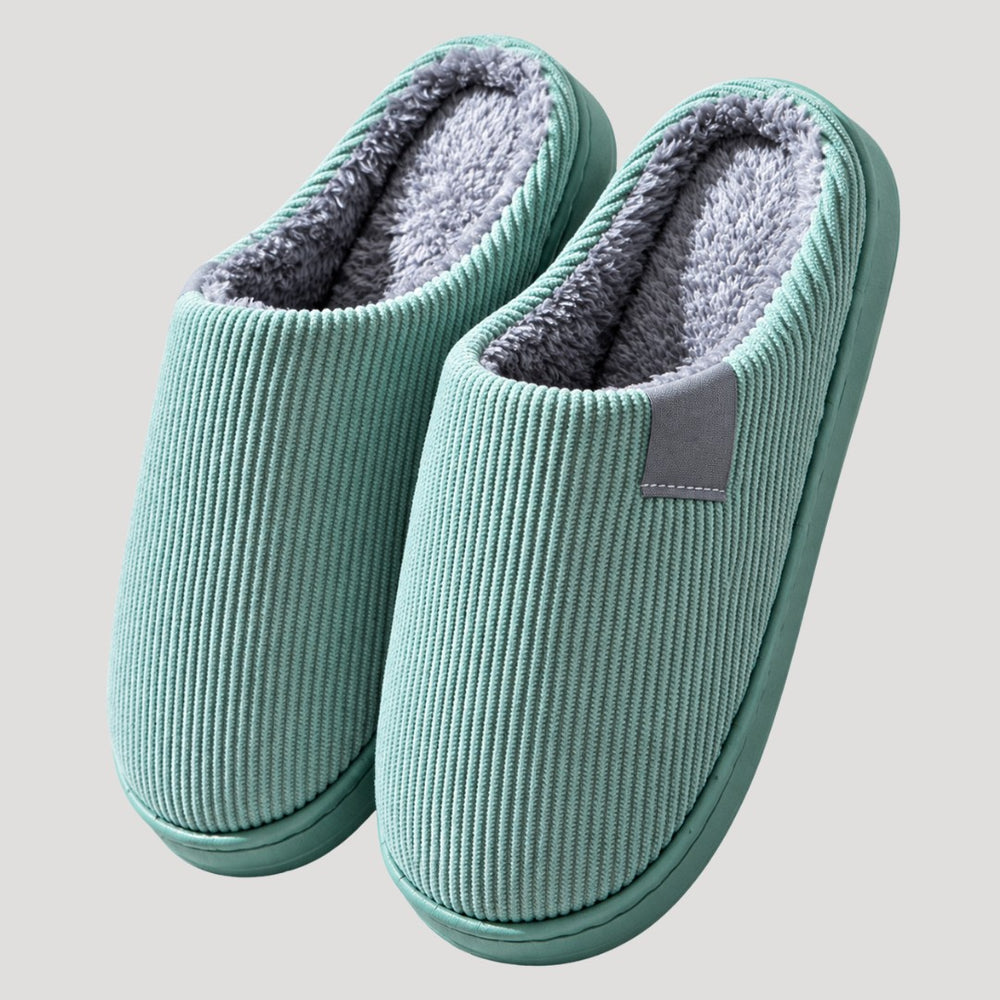 Armelle — Warm House Slippers with Fleece Lining, Rosewood Virginia