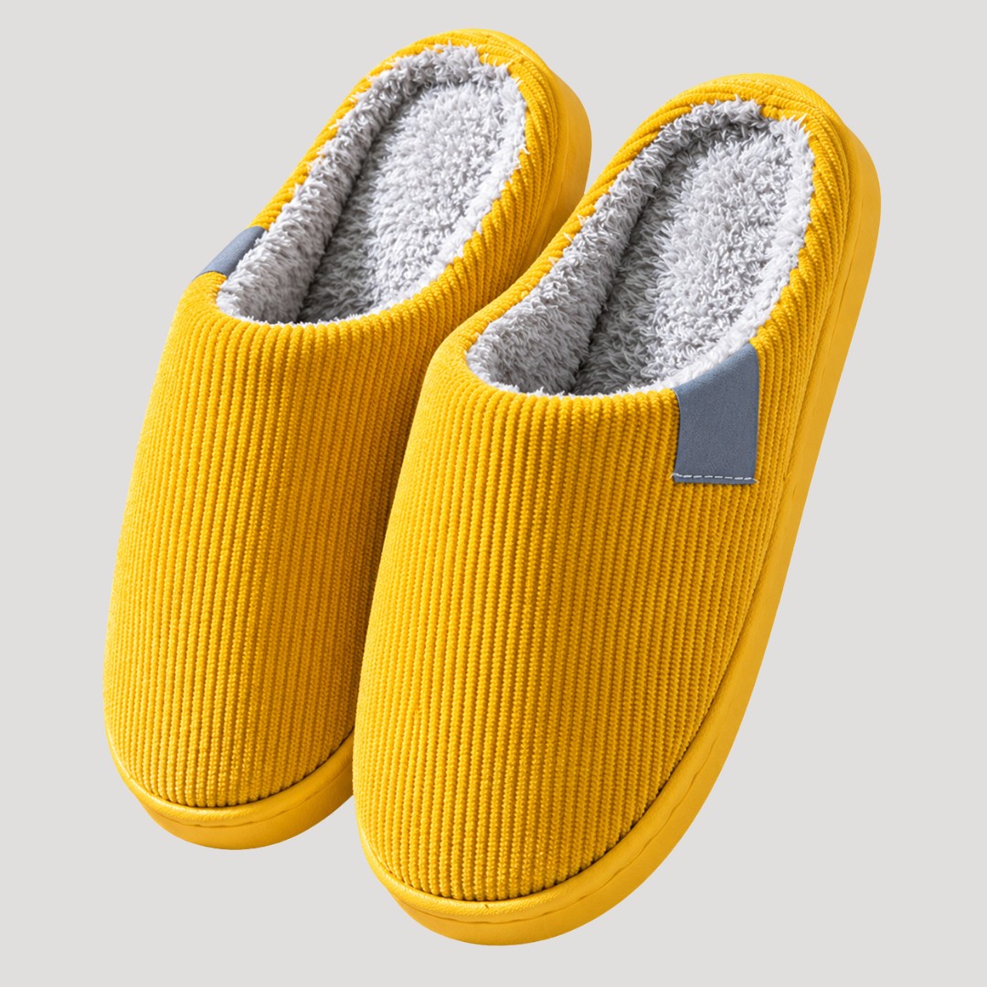 Armelle — Warm House Slippers with Fleece Lining, Rosewood Virginia