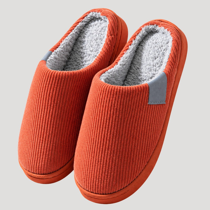 Armelle — Warm House Slippers with Fleece Lining, Rosewood Virginia