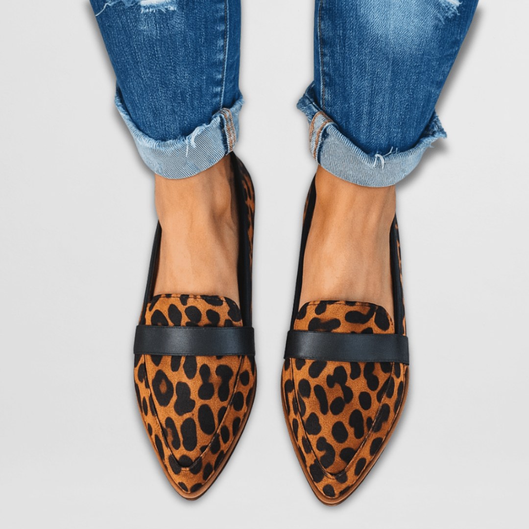 Bellamie — Pointed Toe Suede Loafer Flats (4), Rosewood Virginia