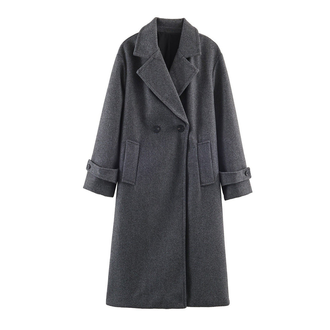 Daphne — Oversized Wool Coat, Rosewood Virginia