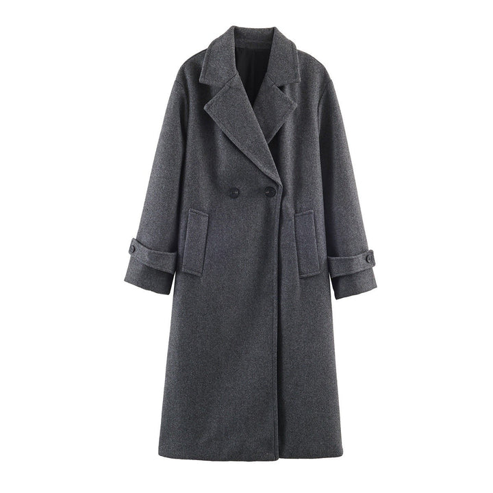 Daphne — Oversized Wool Coat, Rosewood Virginia
