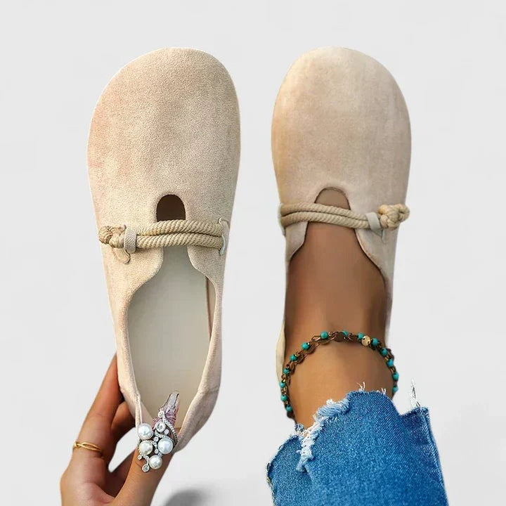 Delphinie — Cushioned Suede Loafers, Rosewood Virginia