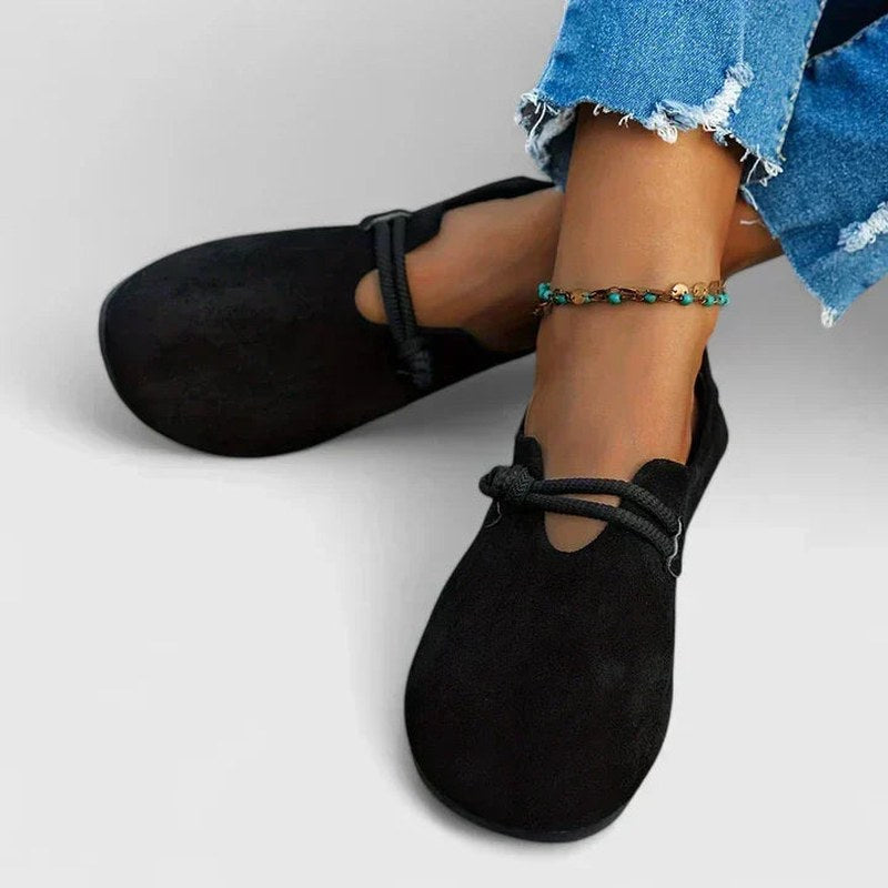 Delphinie — Cushioned Suede Loafers (3), Rosewood Virginia