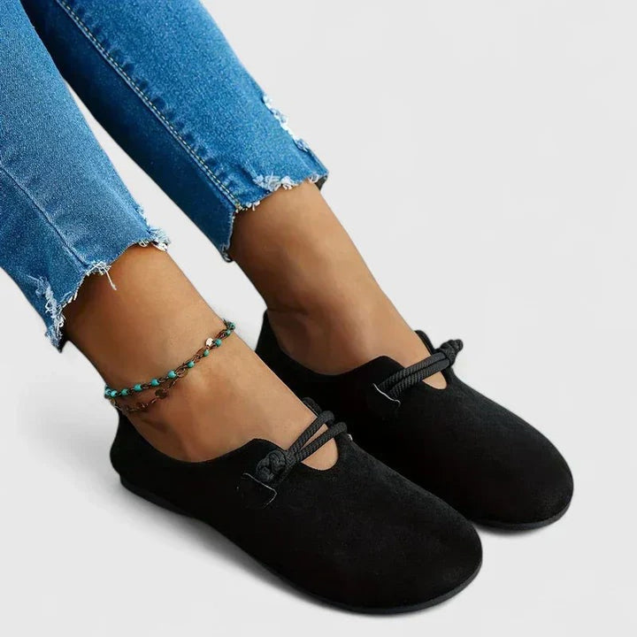 Delphinie — Cushioned Suede Loafers (6), Rosewood Virginia