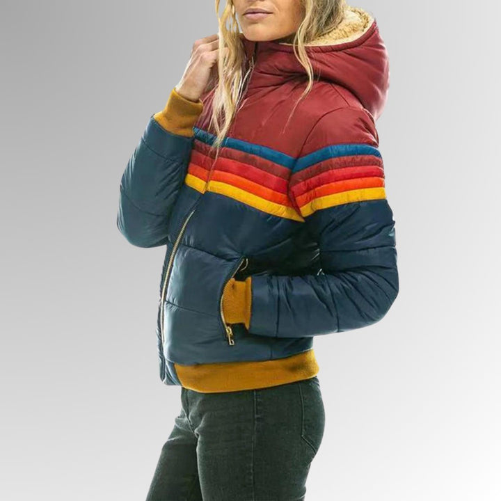 Domenica — Quilted Zip Up Puffer Jacket (5), Rosewood Virginia