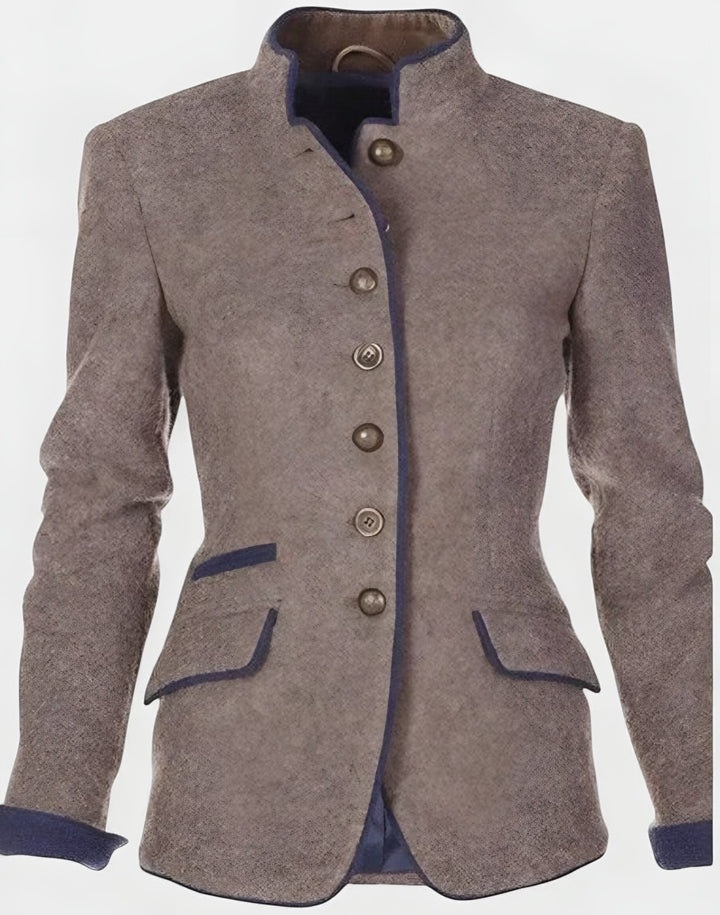 Edie — Tailored Tweed Blazer (3), Rosewood Virginia