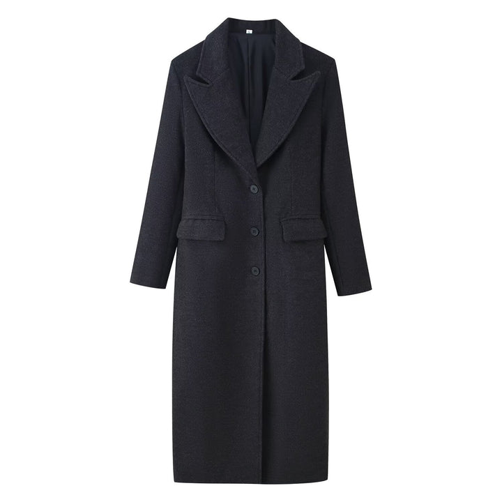 Eliza — Elegant Longline Wool Coat (5), Rosewood Virginia