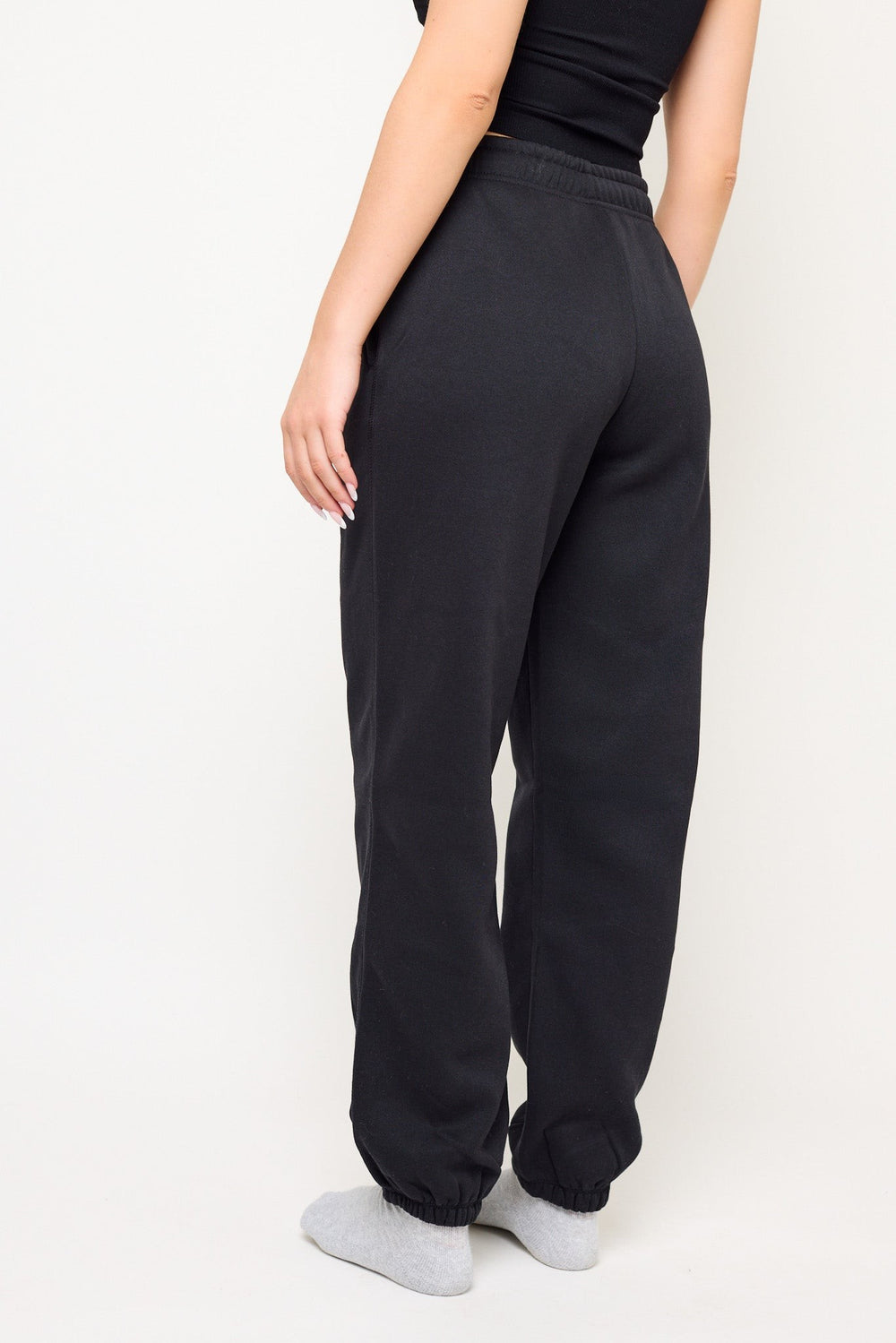 Elodie — Cosy Fleece Sweatpants with Drawstring Waist, Rosewood Virginia