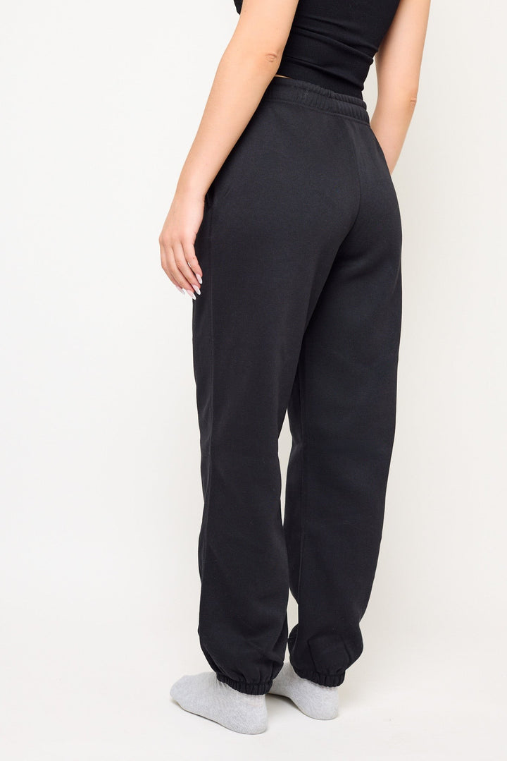 Elodie — Cosy Fleece Sweatpants with Drawstring Waist, Rosewood Virginia