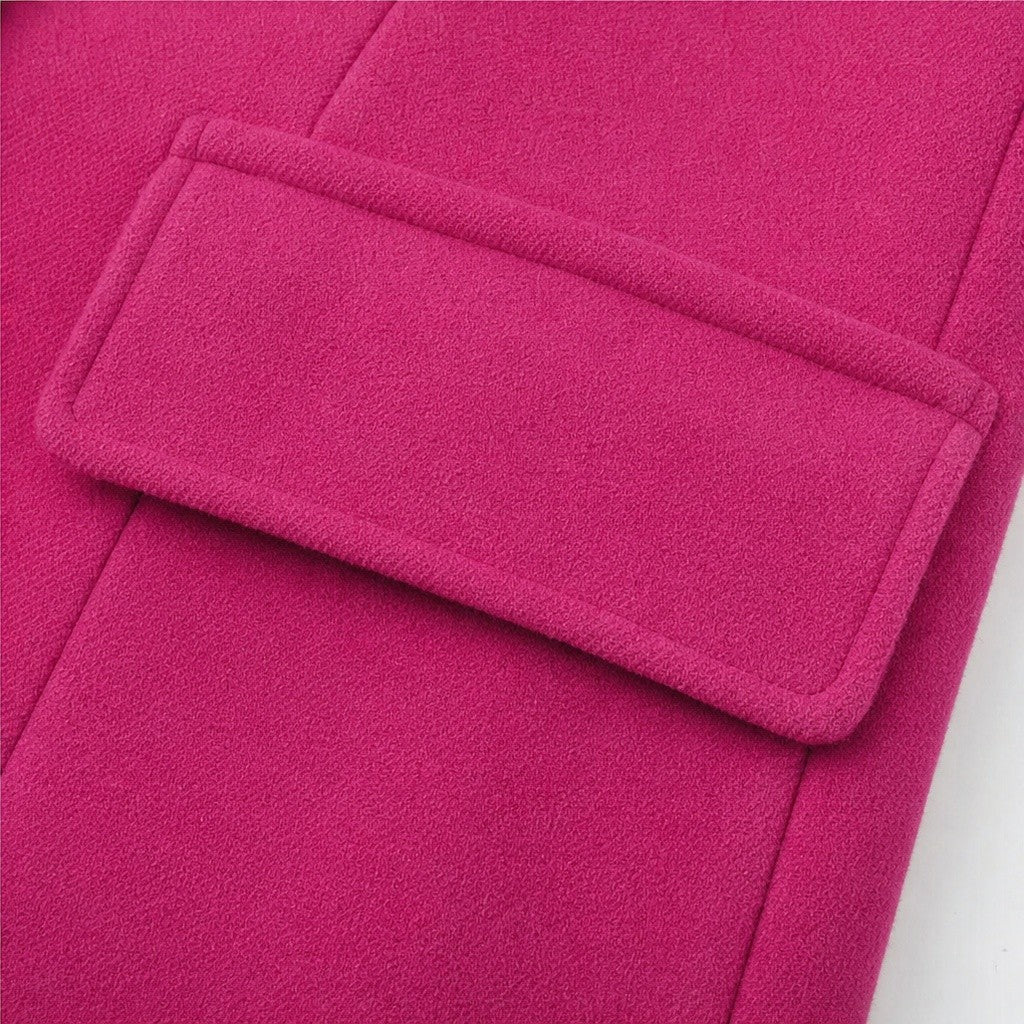 Elsa — Elegant Tailored Long Coat (11), Rosewood Virginia