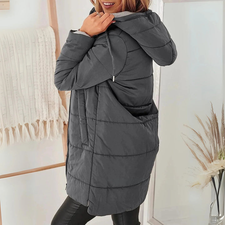 Faye — Hooded Light Quilted Jacket (5), Rosewood Virginia