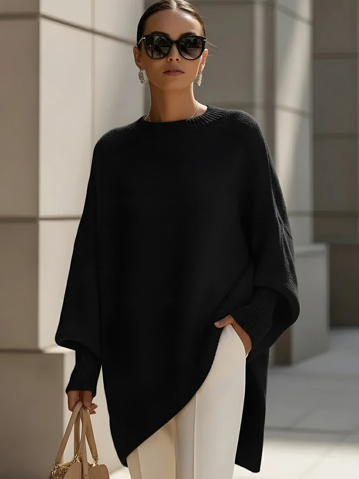 Flora — Soft Ladies Oversized Sweater (2), Rosewood Virginia