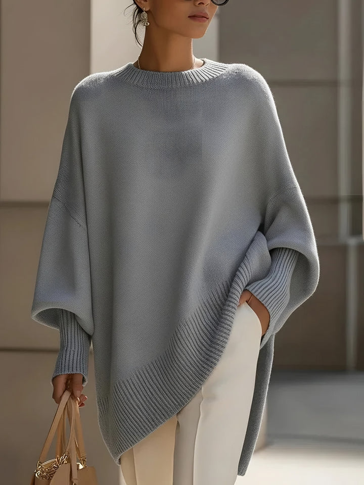 Flora — Soft Ladies Oversized Sweater (4), Rosewood Virginia