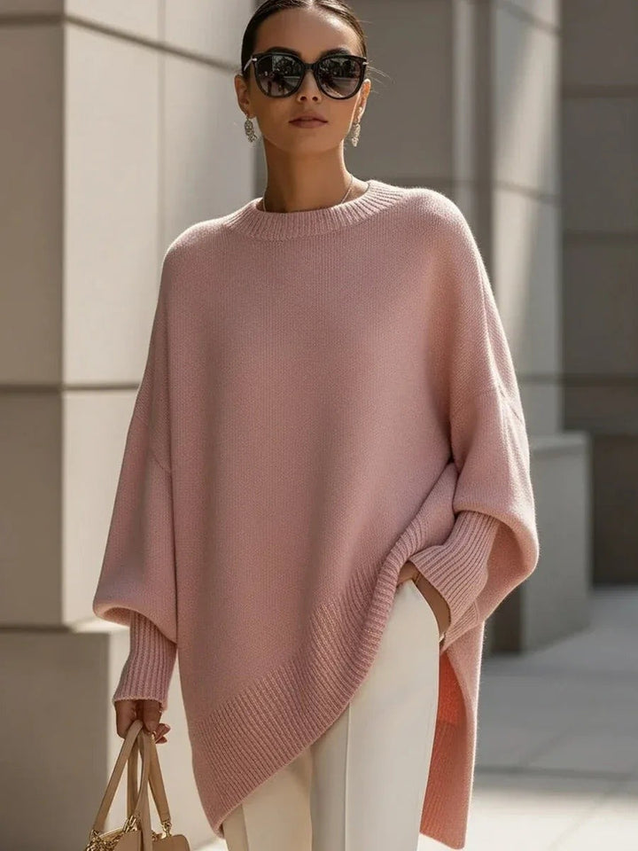 Flora — Soft Ladies Oversized Sweater (5), Rosewood Virginia