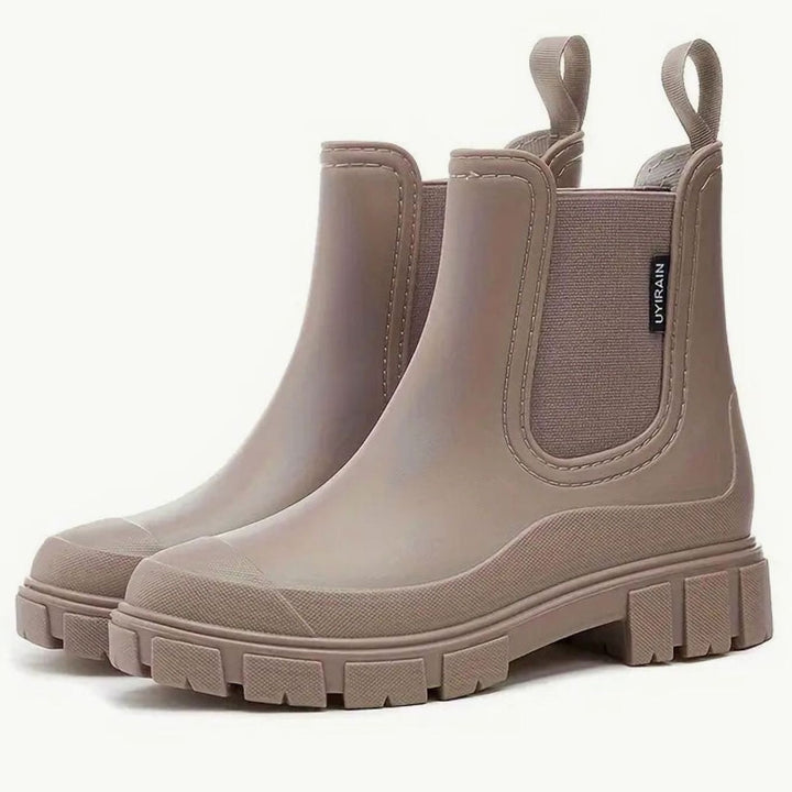 Florentine — Waterproof Slip On Chelsea Ankle Boots, Rosewood Virginia