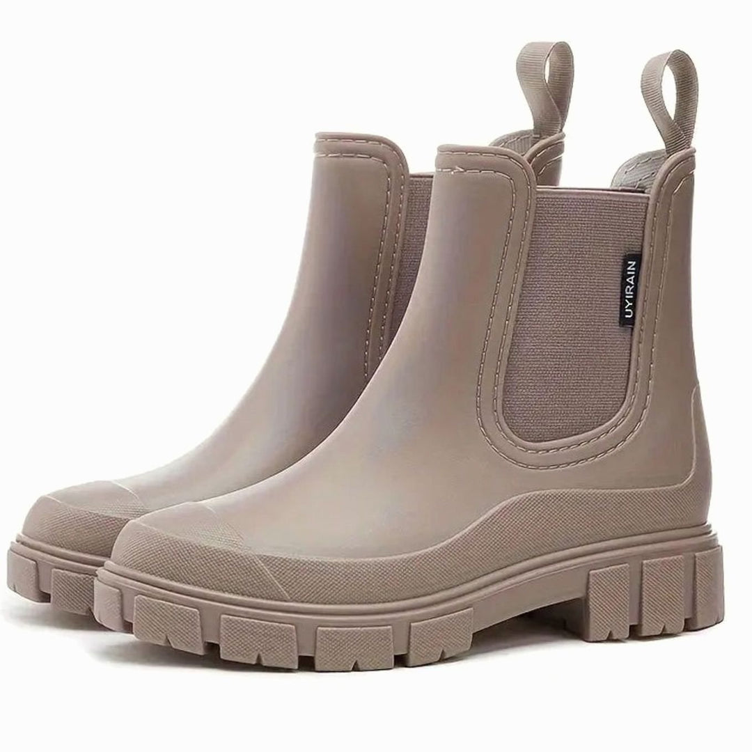 Florentine — Waterproof Slip On Chelsea Ankle Boots (2), Rosewood Virginia