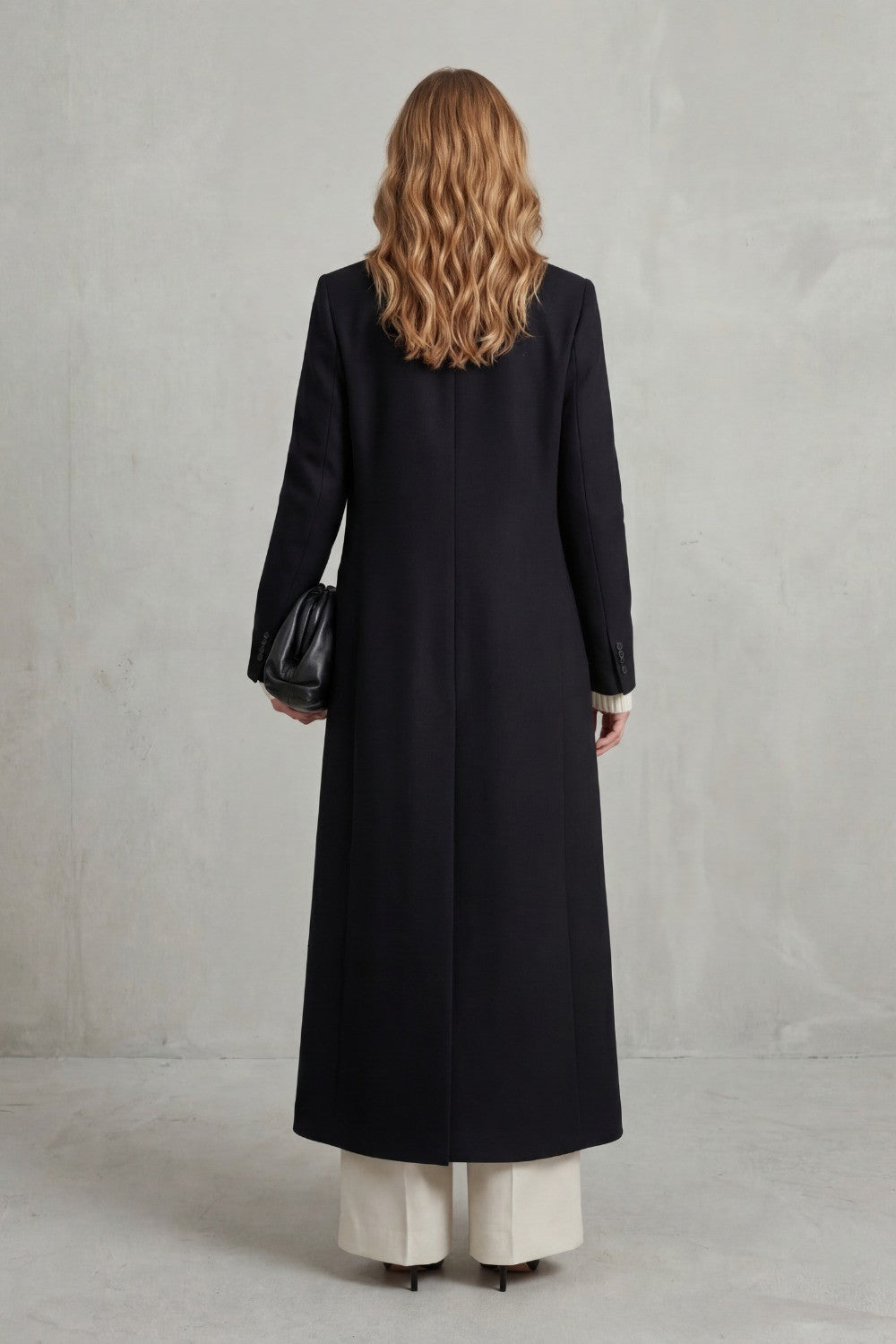 Hermione — Warm Long Wool Coat (4), Rosewood Virginia