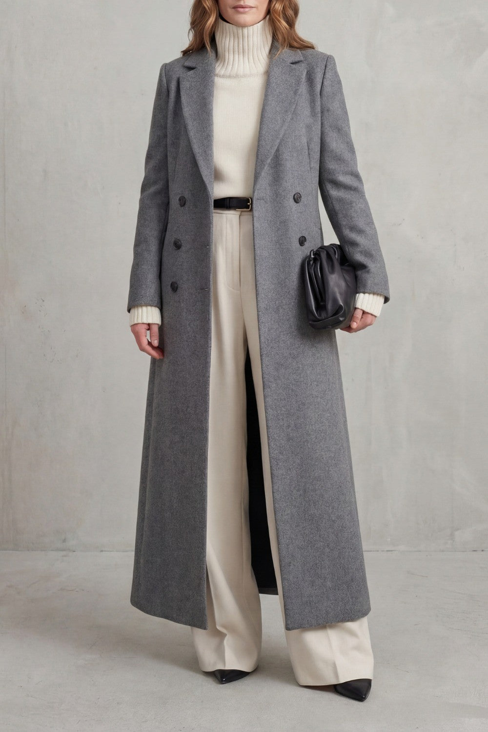 Hermione — Warm Long Wool Coat (9), Rosewood Virginia
