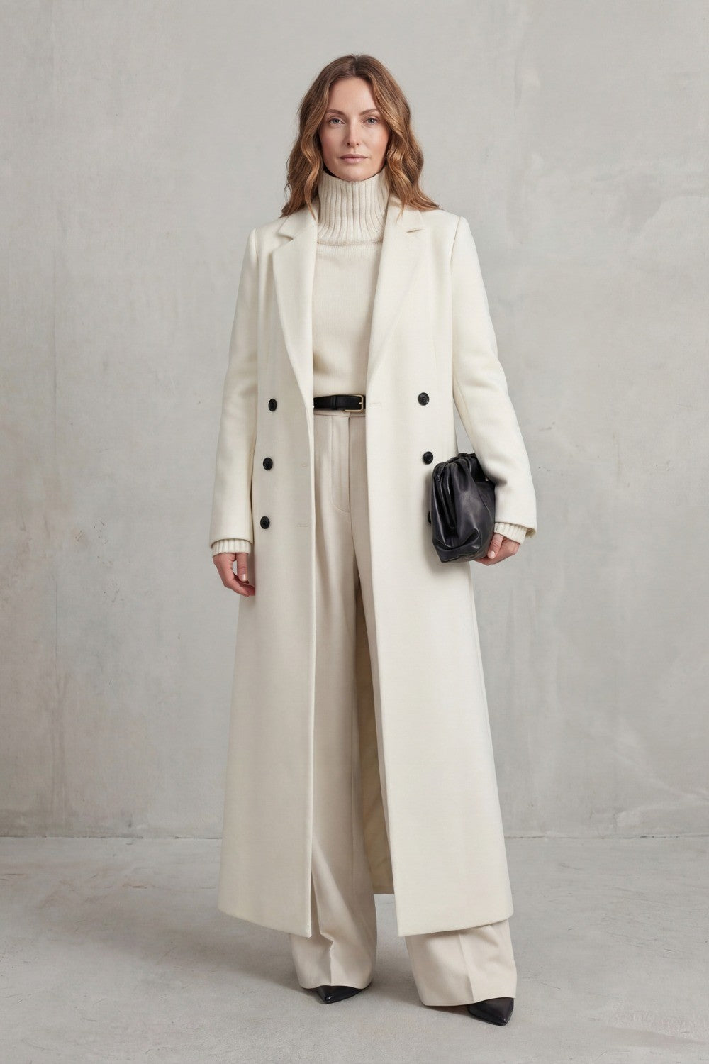 Hermione — Warm Long Wool Coat (14), Rosewood Virginia