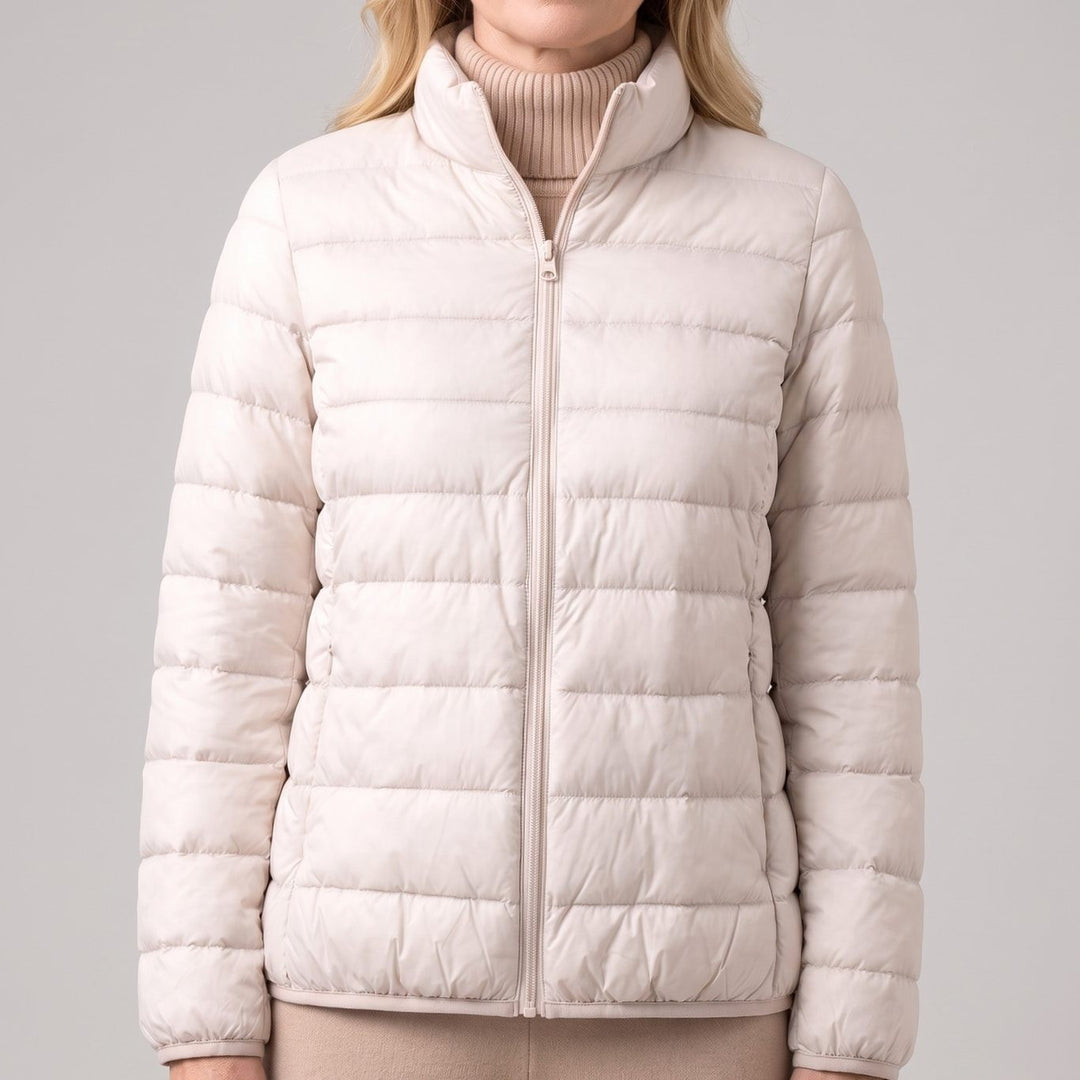 Iris — Packable Light Quilted Jacket, Rosewood Virginia