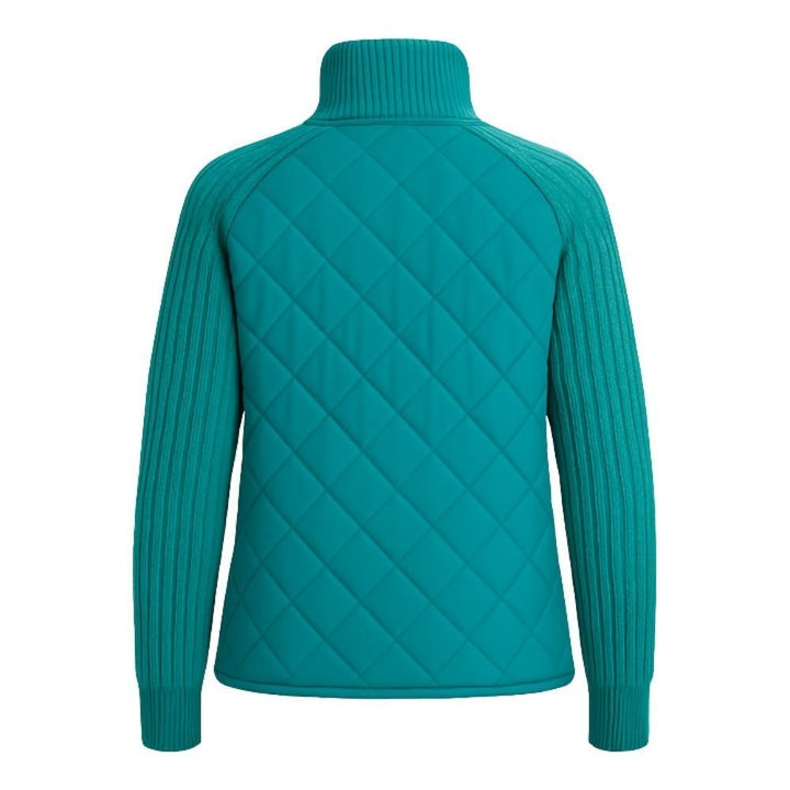 Jeannine — Cable Knit Sleeve Quilted Jacket (10), Rosewood Virginia