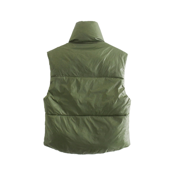 June — Cropped Quilted Puffer Vest (2), Rosewood Virginia